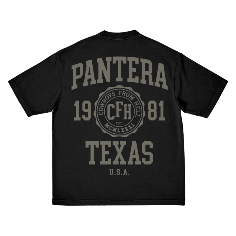 T-Shirt Manches courtes  de Pantera - CFH College - S à 3XL - pour Homme - noir - Pantera - View 2