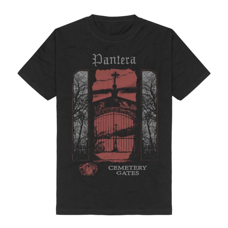 T-Shirt Manches courtes  de Pantera - Cemetary Gates - S à 3XL - pour Homme - noir - Pantera