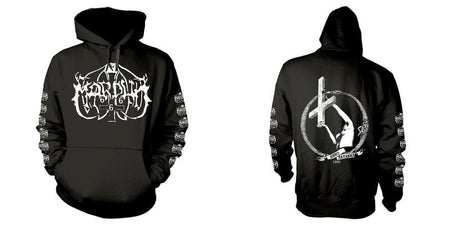 Sweat-shirt à capuche  de Marduk - Cross - S à 3XL - pour Homme - noir - Marduk