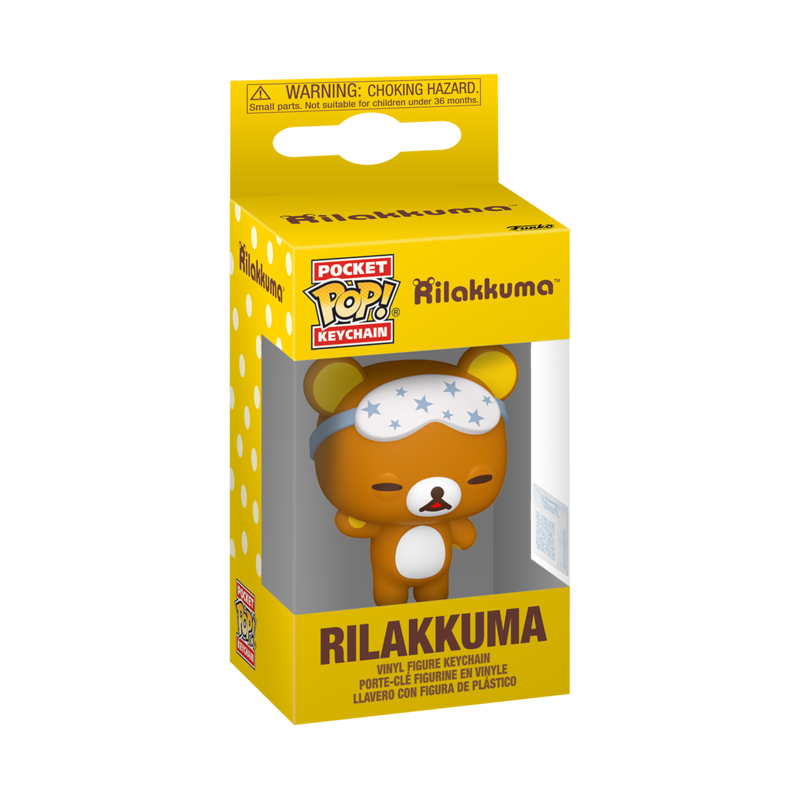 Porte-Clefs Pocket Pop!  de Rilakkuma - Rilakkuma Sleepy (Pocket Pop) - pour Indifférent - Standard - Rilakkuma - View 2
