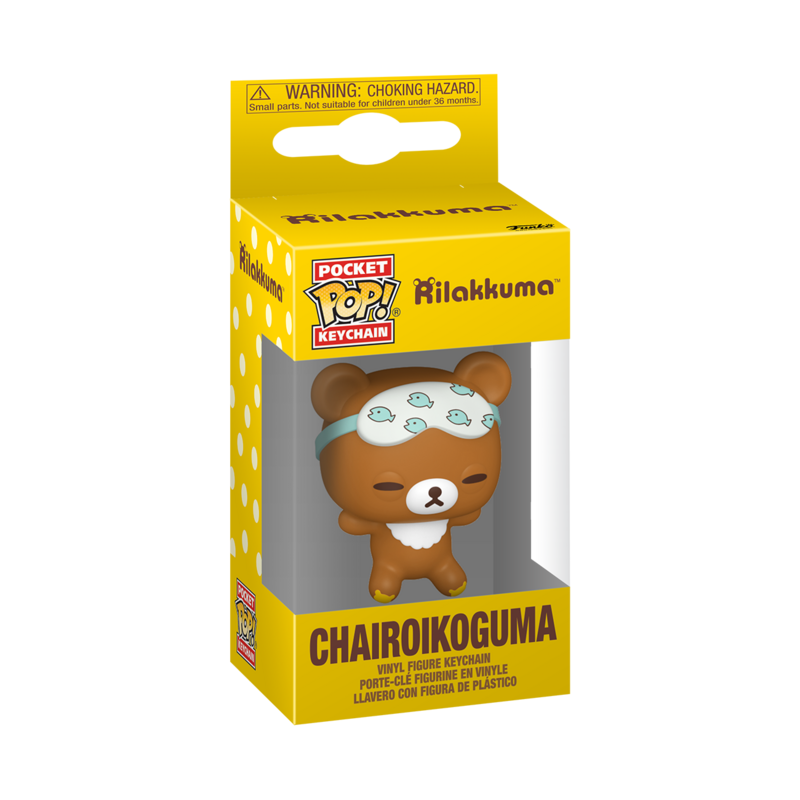 Porte-Clefs Pocket Pop!  de Rilakkuma - Chairoikoguma Sleepy (Pocket Pop) - pour Indifférent - Standard - Rilakkuma - View 2