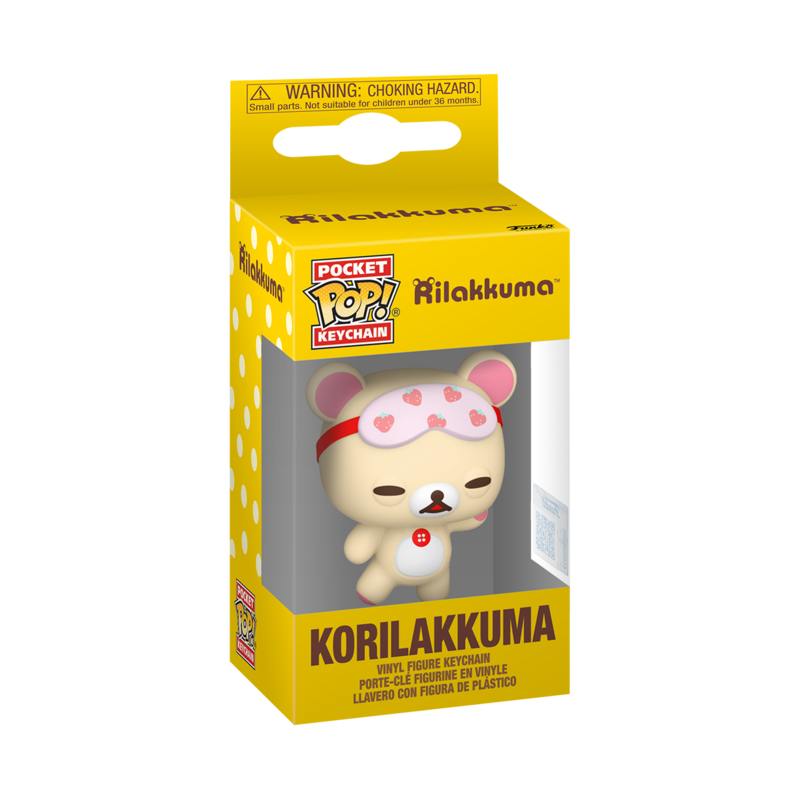 Porte-Clefs Pocket Pop!  de Rilakkuma - Korilakkuma Sleepy (Pocket Pop) - pour Indifférent - Standard - Rilakkuma - View 2