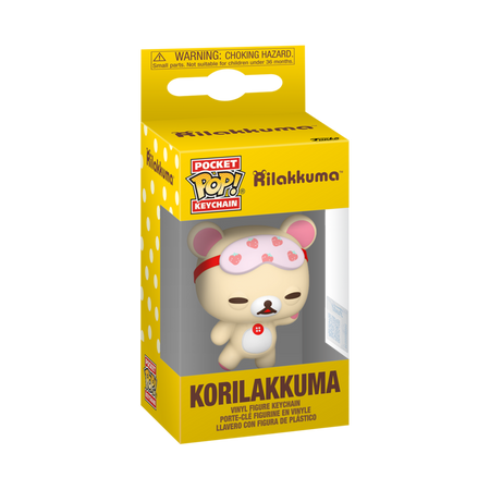 Porte-Clefs Pocket Pop!  de Rilakkuma - Korilakkuma Sleepy (Pocket Pop) - pour Indifférent - Standard - Rilakkuma - View 2