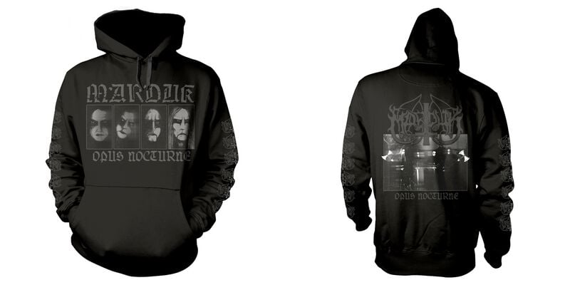 Sweat-shirt à capuche  de Marduk - Opus Nocturne B - S à 3XL - pour Homme - noir - Marduk