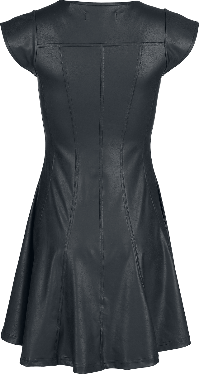Robe courte  de Black Premium by EMP - Essential - Simili-Cuir - S à XL - pour Femme - noir - Black Premium by EMP - View 2
