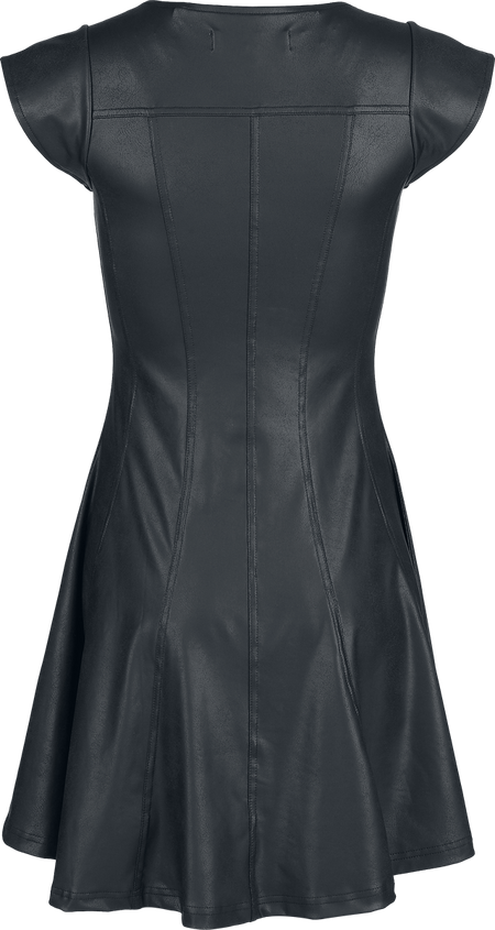 Robe courte  de Black Premium by EMP - Essential - Simili-Cuir - S à XL - pour Femme - noir - Black Premium by EMP - View 2