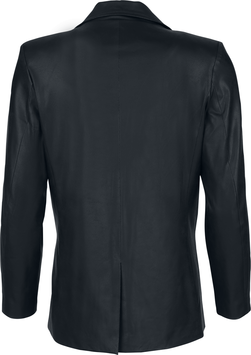 Blazer  de Black Premium by EMP - Essential - Simili-Cuir - S à XXL - pour Femme - noir - Black Premium by EMP - View 2