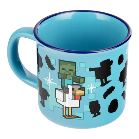 Mug Gaming de Minecraft - Chicken Jockey - Mug Magique - pour Indifférent - multicolore - Minecraft - View 2