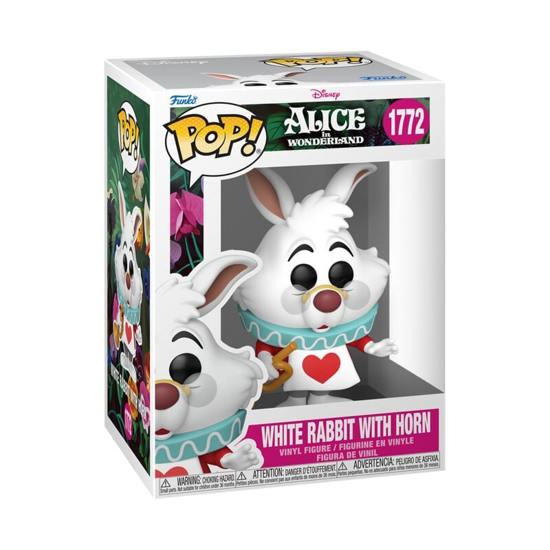 Alice Au Pays Des Merveilles - Lapin Blanc avec Corne - Funko Pop! n°1772 - Funko Pop! - Funko Shop Europe - Alice Au Pays Des Merveilles