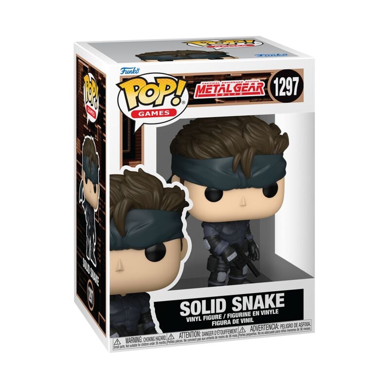 Metal Gear Solid - Solid Snake (Pop! Games) - Funko Pop! n°1297 - Funko Pop! - Funko Shop Europe - Metal Gear Solid