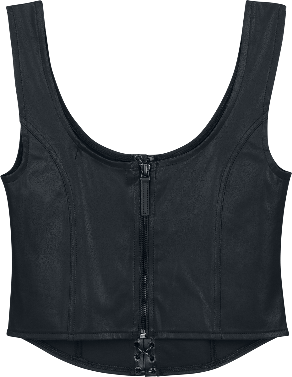Top  de Black Premium by EMP - Essential - Simili-Cuir - S à XXL - pour Femme - noir - Black Premium by EMP - View 2