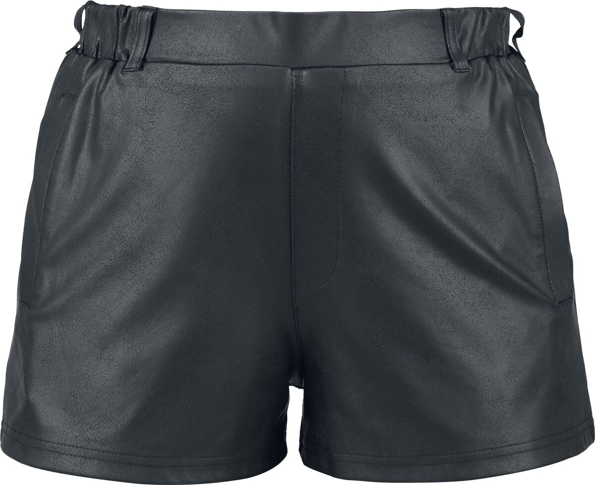 Short  de Black Premium by EMP - Essential - Simili-Cuir - S à XXL - pour Femme - noir - Black Premium by EMP