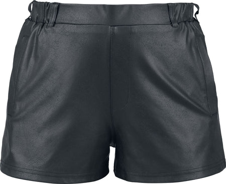 Short  de Black Premium by EMP - Essential - Simili-Cuir - S à XXL - pour Femme - noir - Black Premium by EMP