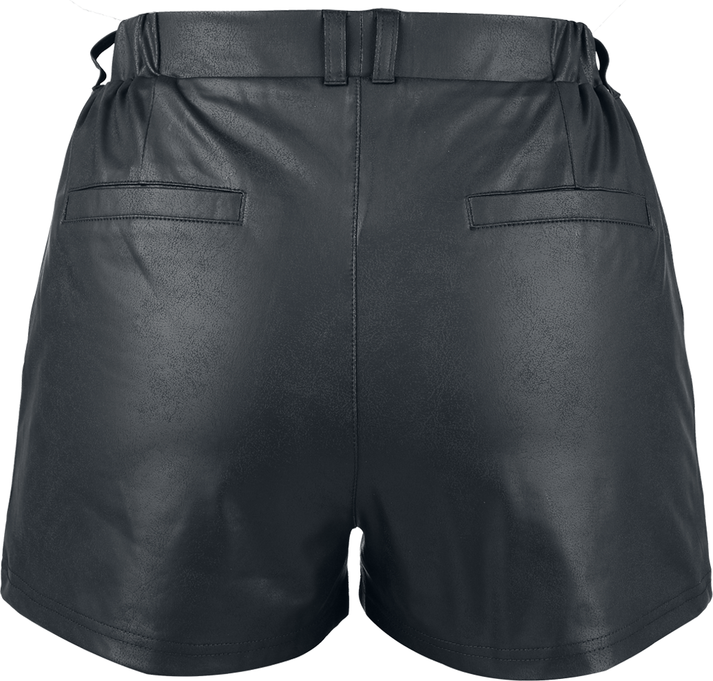 Short  de Black Premium by EMP - Essential - Simili-Cuir - S à XXL - pour Femme - noir - Black Premium by EMP - View 2