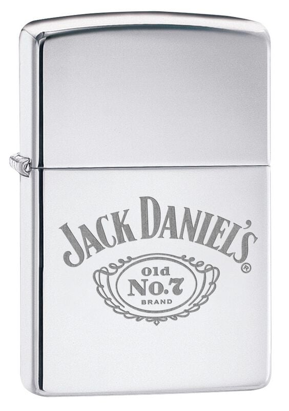 Briquet  de ZIPPO - Jack Daniels - Logo - pour Indifférent - standard - ZIPPO