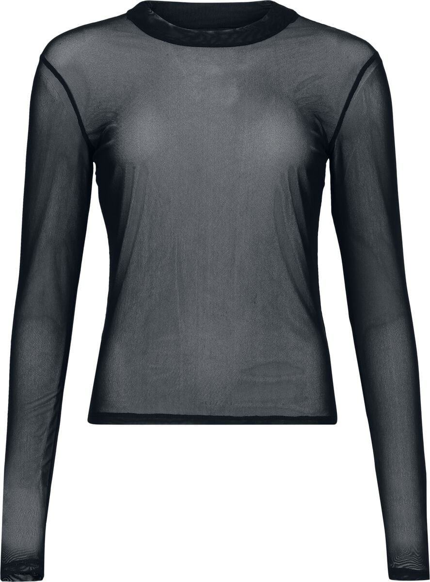 T-shirt manches longues  de Black Premium by EMP - Essentiel Maille - S à XXL - pour Femme - noir - Black Premium by EMP