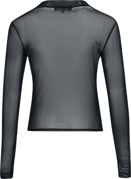 T-shirt manches longues  de Black Premium by EMP - Essentiel Maille - S à XXL - pour Femme - noir - Black Premium by EMP - View 2