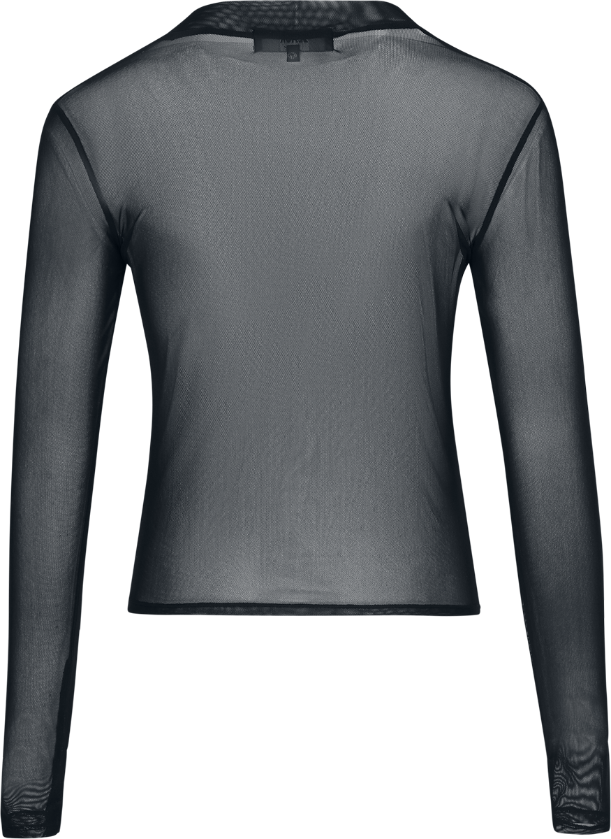 T-shirt manches longues  de Black Premium by EMP - Essentiel Maille - S à XXL - pour Femme - noir - Black Premium by EMP - View 2