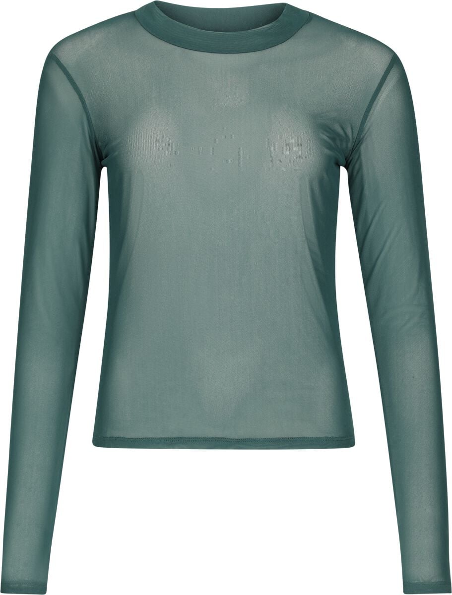 T-shirt manches longues  de Black Premium by EMP - Essentiel Maille - S à XXL - pour Femme - vert - Black Premium by EMP