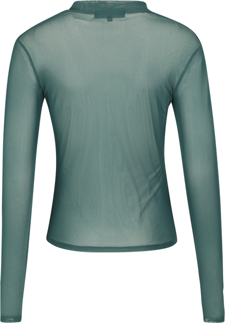 T-shirt manches longues  de Black Premium by EMP - Essentiel Maille - S à XXL - pour Femme - vert - Black Premium by EMP - View 2