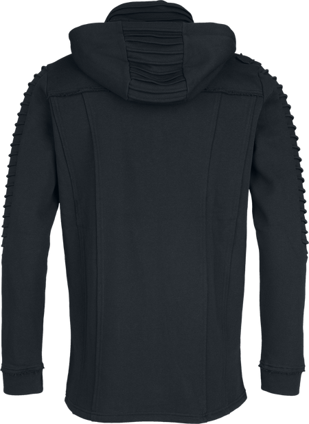 Sweat-shirt zippé à capuche  de Black Premium by EMP - Essential - S à XXL - pour Homme - noir - Black Premium by EMP - View 2