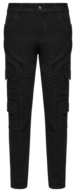 Jean Gothic de Punk Rave - Simple Punk Denim Pants - S à 5XL - pour Homme - noir - Punk Rave