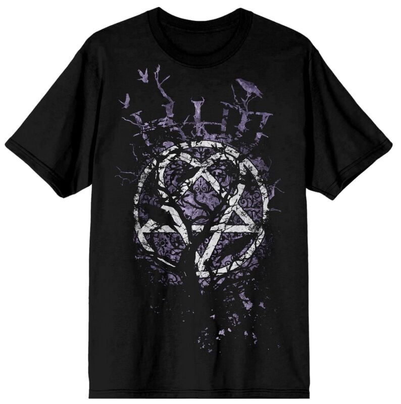 T-Shirt Manches courtes  de HIM - Crows - M à 4XL - pour Homme - noir - HIM