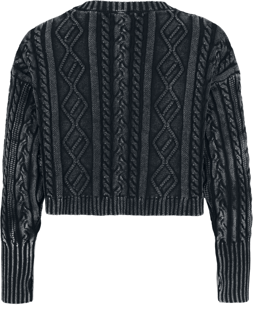 Pull tricoté  de Black Premium by EMP - Essential - S à XXL - pour Femme - noir - Black Premium by EMP - View 2