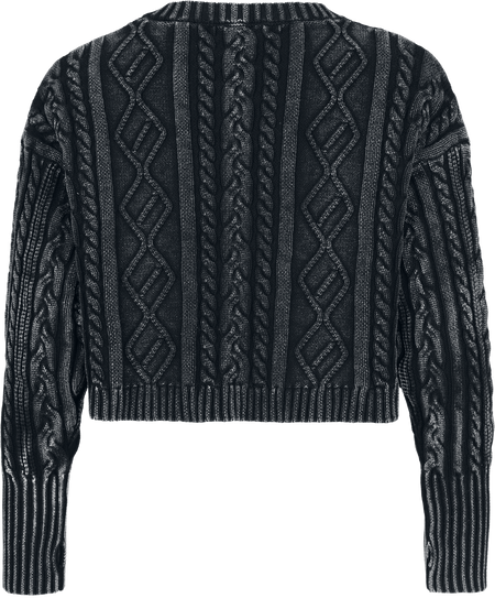 Pull tricoté  de Black Premium by EMP - Essential - S à XXL - pour Femme - noir - Black Premium by EMP - View 2