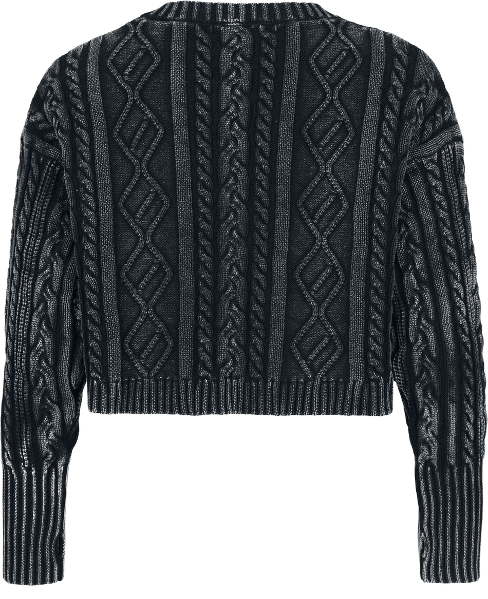 Pull tricoté  de Black Premium by EMP - Essential - S à XXL - pour Femme - noir - Black Premium by EMP - View 2
