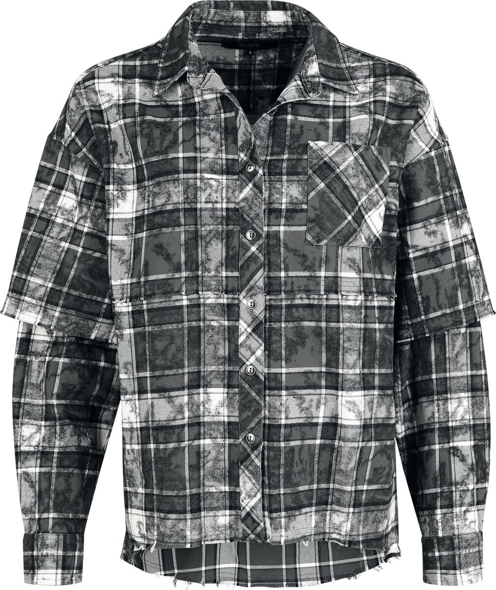 Chemise en flanelle  de Black Premium by EMP - Essential - S à XXL - pour Femme - noir - Black Premium by EMP