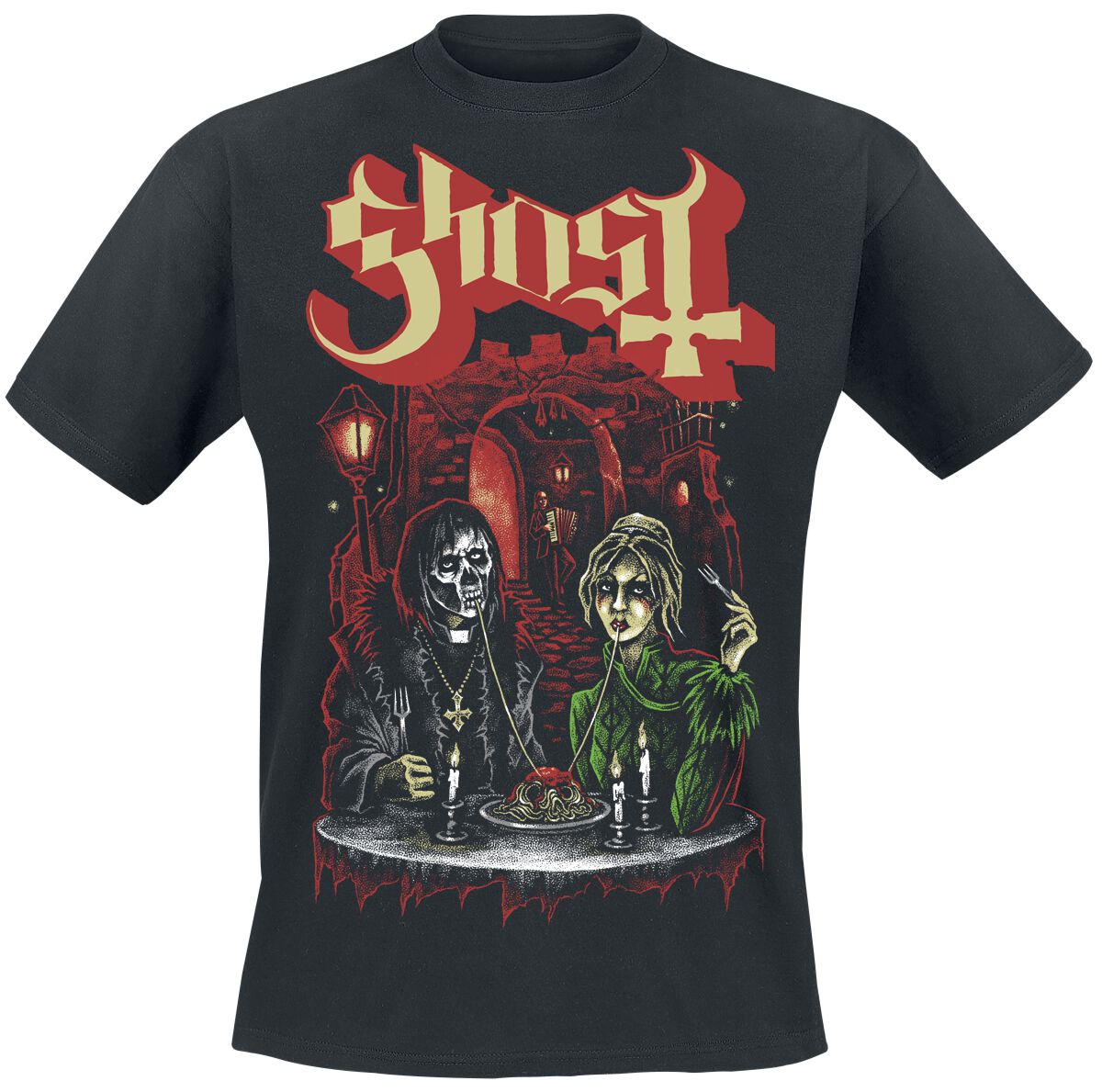 T-Shirt Manches courtes  de Ghost - Bella Notte - S à 5XL - pour Homme - noir - Ghost