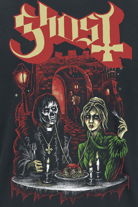 T-Shirt Manches courtes  de Ghost - Bella Notte - S à 5XL - pour Homme - noir - Ghost - View 2