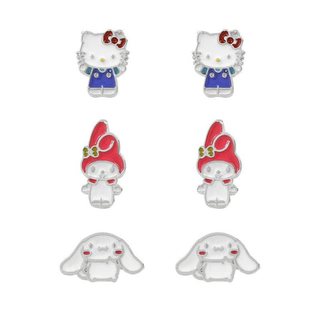 Set de clous d'oreilles  de Hello Kitty - Hello Kitty & Friends - pour Unisexe - multicolore - Hello Kitty