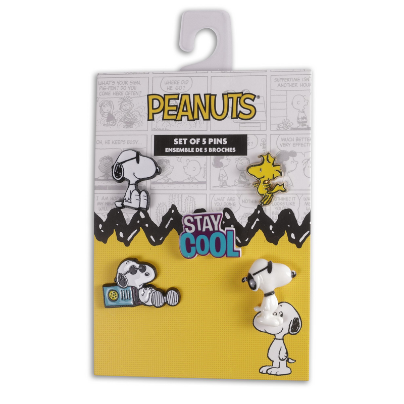 Pin's  de Snoopy - Snoopy - Stay Cool - pour Indifférent - multicolore - Snoopy - View 2
