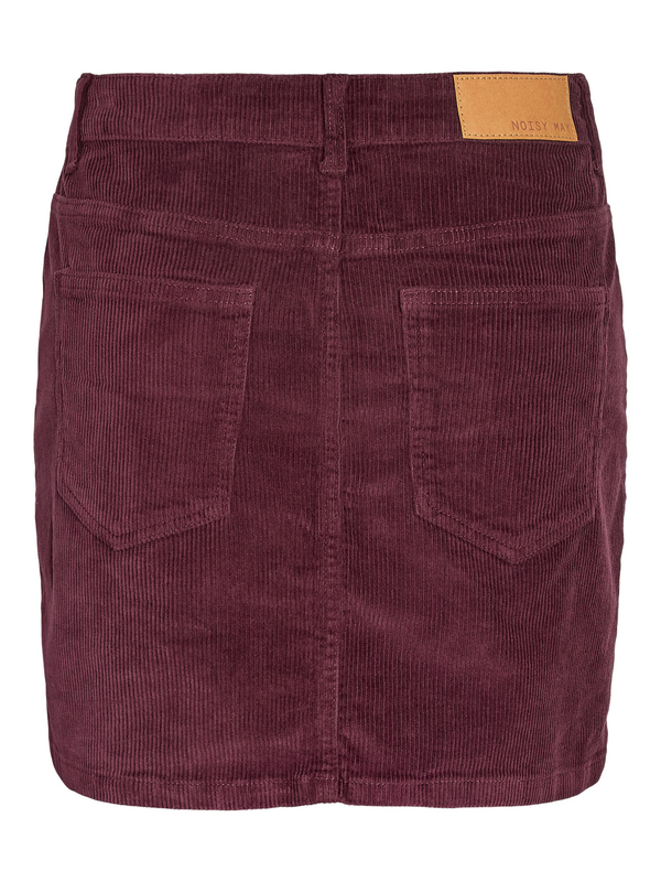 Jupe courte  de Noisy May - NMCORD YOLANDA MW SKIRT NOOS - XS à XL - pour Femme - rouge - Noisy May - View 2