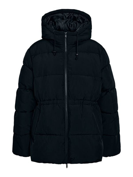 Manteau d'hiver  de Noisy May - NMROSY WAISTED PUFFER JACKET NOOS - XS à XL - pour Femme - noir - Noisy May