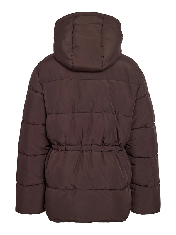 Manteau d'hiver  de Noisy May - NMROSY WAISTED PUFFER JACKET NOOS - XS à XL - pour Femme - marron - Noisy May - View 2