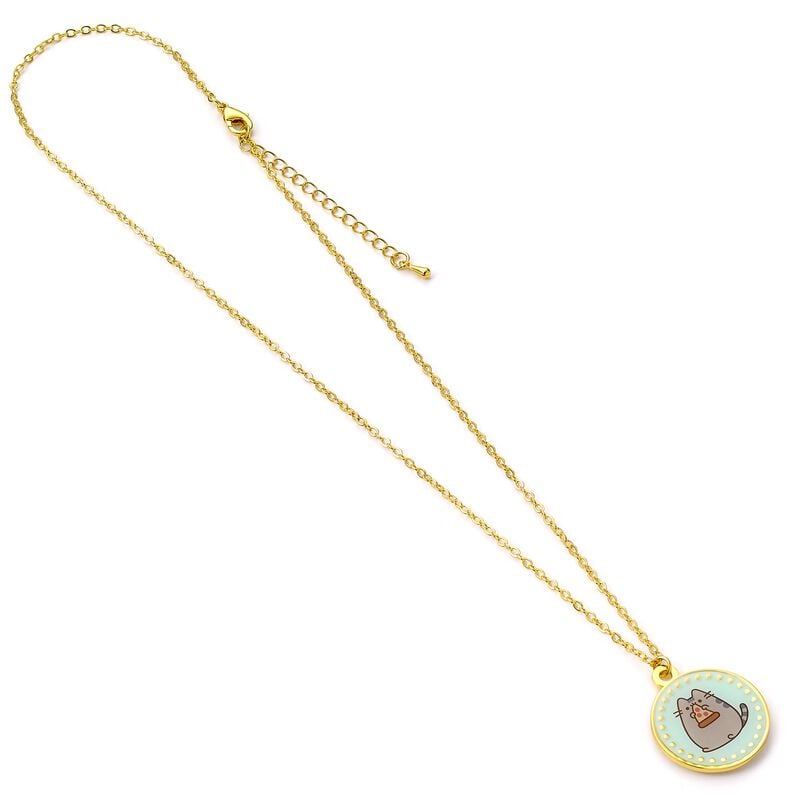 Collier  de Pusheen - Pizza Pusheen - pour Unisexe - couleur or - Pusheen