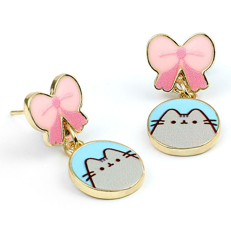 Clous d'oreilles  de Pusheen - Bow - pour Unisexe - couleur or - Pusheen - View 2