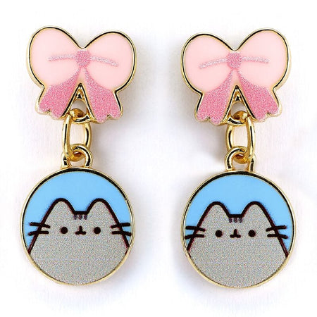 Clous d'oreilles  de Pusheen - Bow - pour Unisexe - couleur or - Pusheen