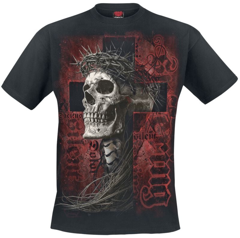 T-Shirt Manches courtes  de Spiral - SILENT SUFFERING - T-Shirt - S à 4XL - pour Homme - noir - Spiral