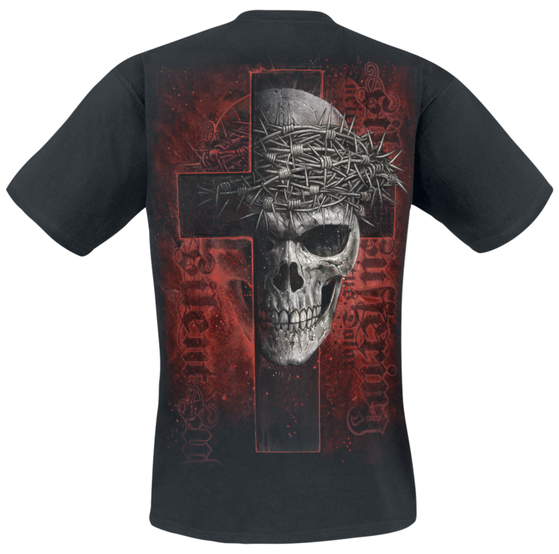 T-Shirt Manches courtes  de Spiral - SILENT SUFFERING - T-Shirt - S à 4XL - pour Homme - noir - Spiral - View 2