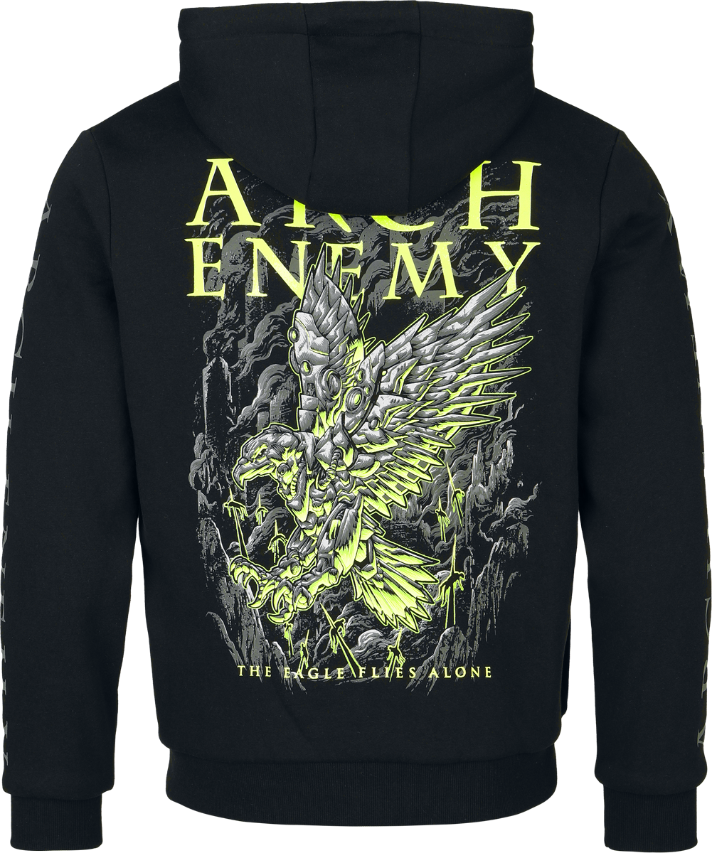 Sweat-shirt zippé à capuche  de Arch Enemy - EMP Signature Collection - S à 3XL - pour Homme - noir - Arch Enemy - View 2