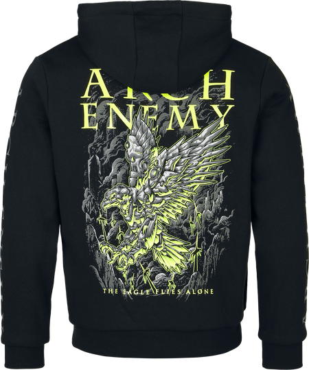 Sweat-shirt zippé à capuche  de Arch Enemy - EMP Signature Collection - S à 3XL - pour Homme - noir - Arch Enemy - View 2