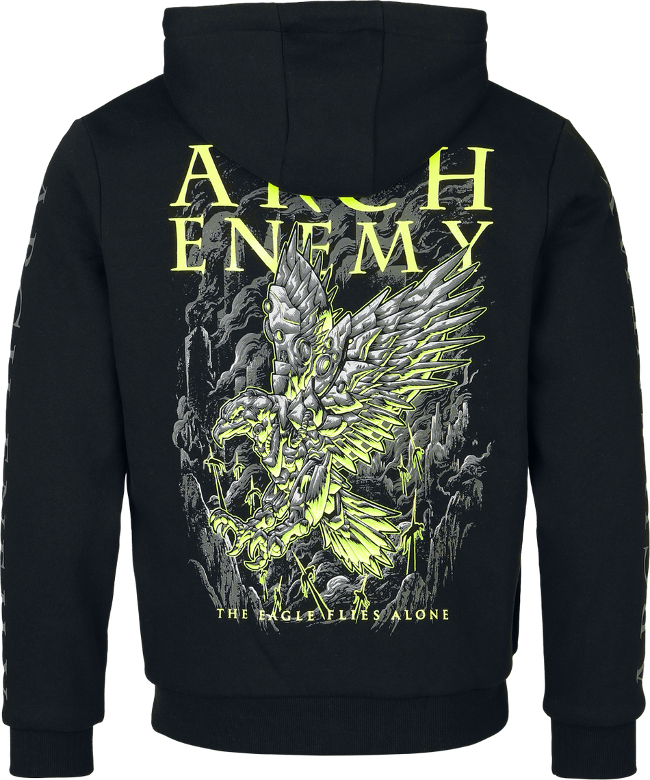 Sweat-shirt zippé à capuche  de Arch Enemy - EMP Signature Collection - S à 3XL - pour Homme - noir - Arch Enemy - View 2