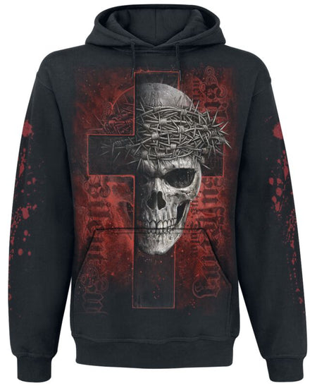 Sweat-shirt à capuche  de Spiral - SILENT SUFFERING - Hooded SS - S à XXL - pour Homme - noir - Spiral
