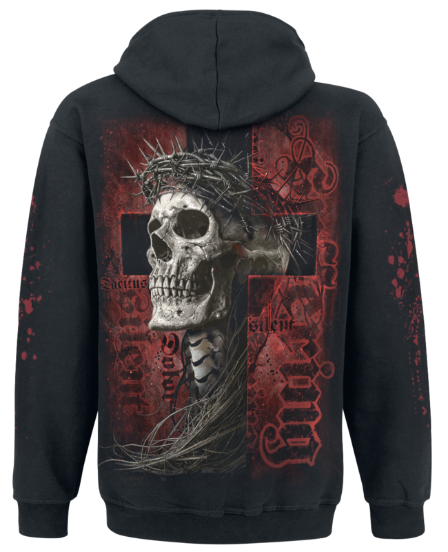 Sweat-shirt à capuche  de Spiral - SILENT SUFFERING - Hooded SS - S à XXL - pour Homme - noir - Spiral - View 2