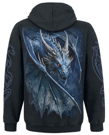 Sweat-shirt à capuche  de Spiral - STORM DRAGON - Hooded SS - M à XXL - pour Homme - noir - Spiral - View 2