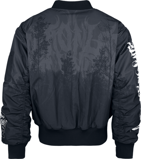 Bomber  de Motionless In White - EMP Signature Collection - S à 3XL - pour Homme - noir/gris - Motionless In White - View 2